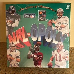 NFL-Opoly Game for ages 8+ Still in Plastic
— never opened